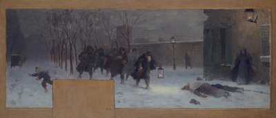 La búsqueda de los heridos de Paul Albert Baudouin
